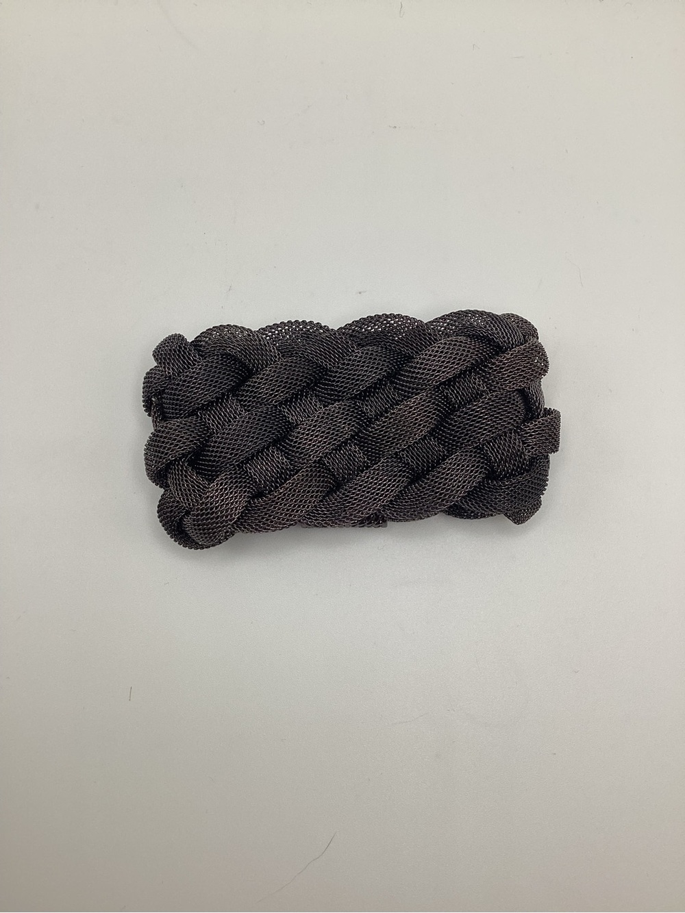 Braided Bracelet in Gun Metal